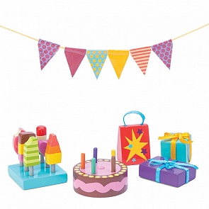 Набор аксессуаров для кукольного домика - Время для праздника (Le Toy Van, ME081)